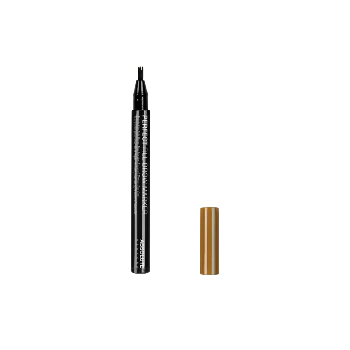 A triple-tip brow marker in Honey shade for creating natural, hair-like strokes.