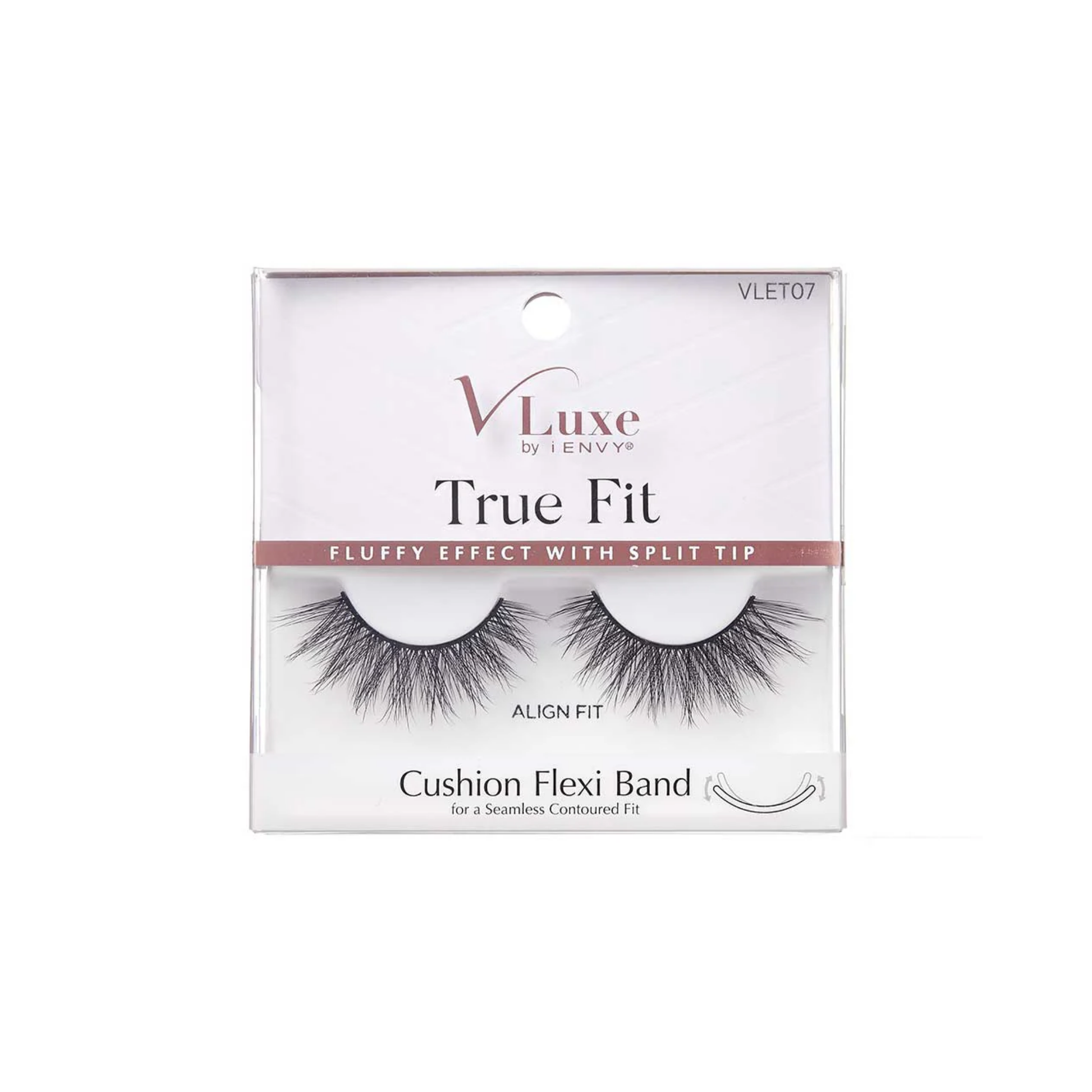 Align Fit true fit strip lashes with fluffy split-tip design.