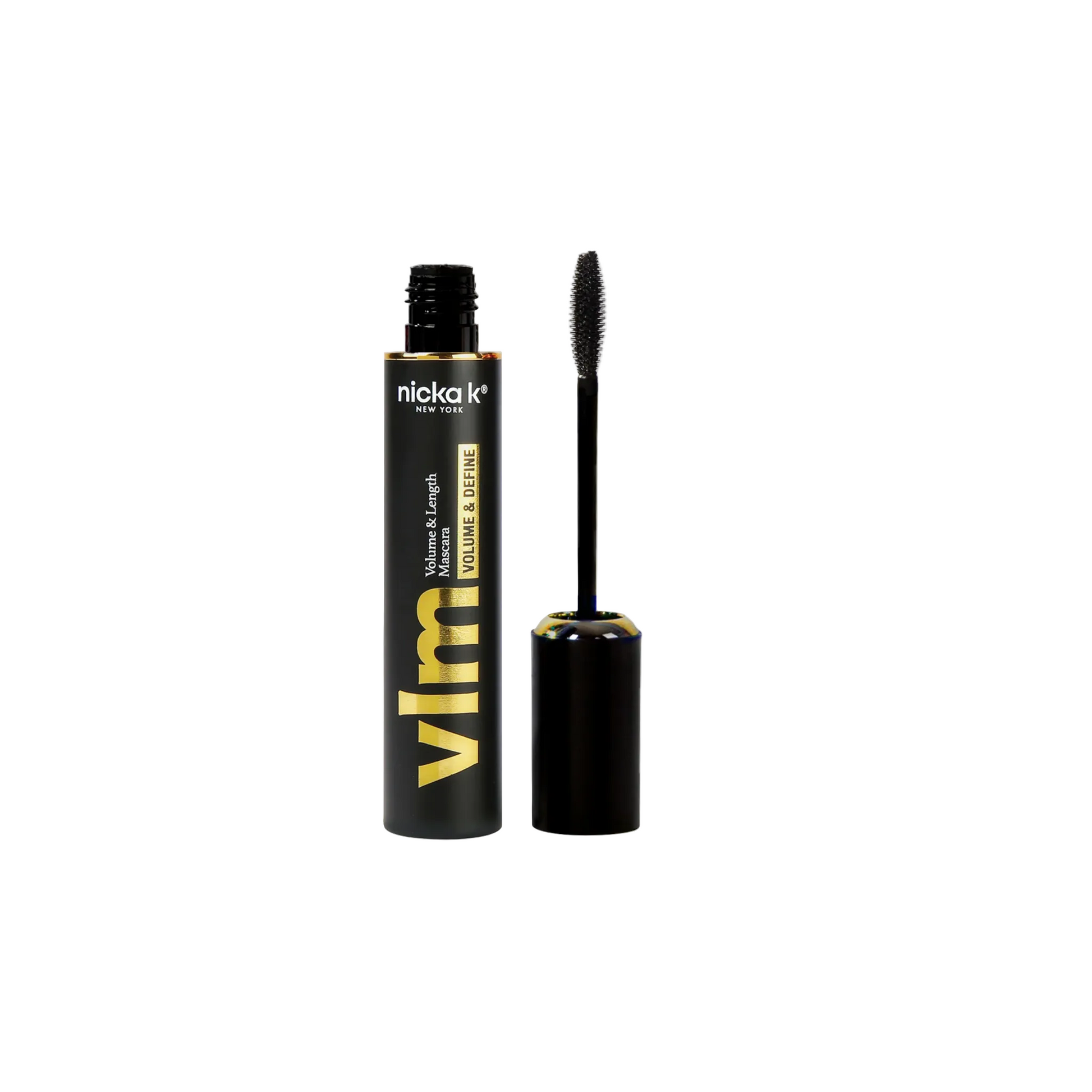 Nicka K Vlm Mascara Volume & Define variant with precision brush for defined and voluminous lashes