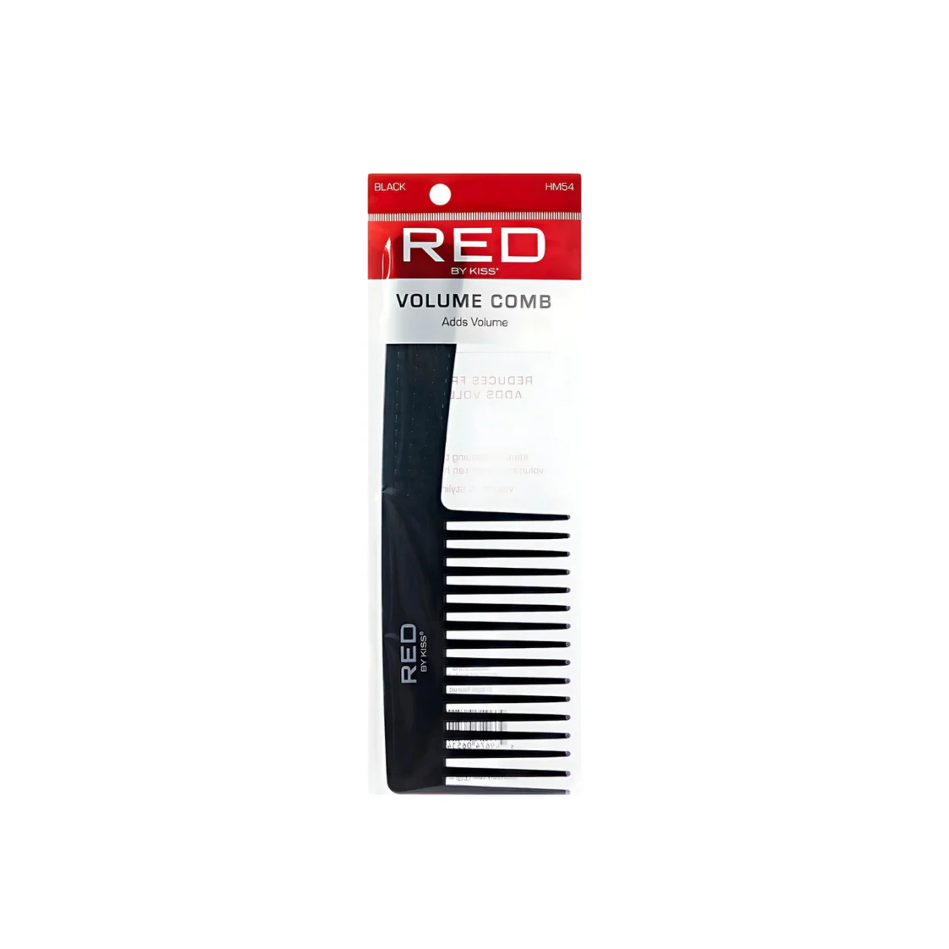 A fine-tooth volume comb designed for teasing and backcombing hair
