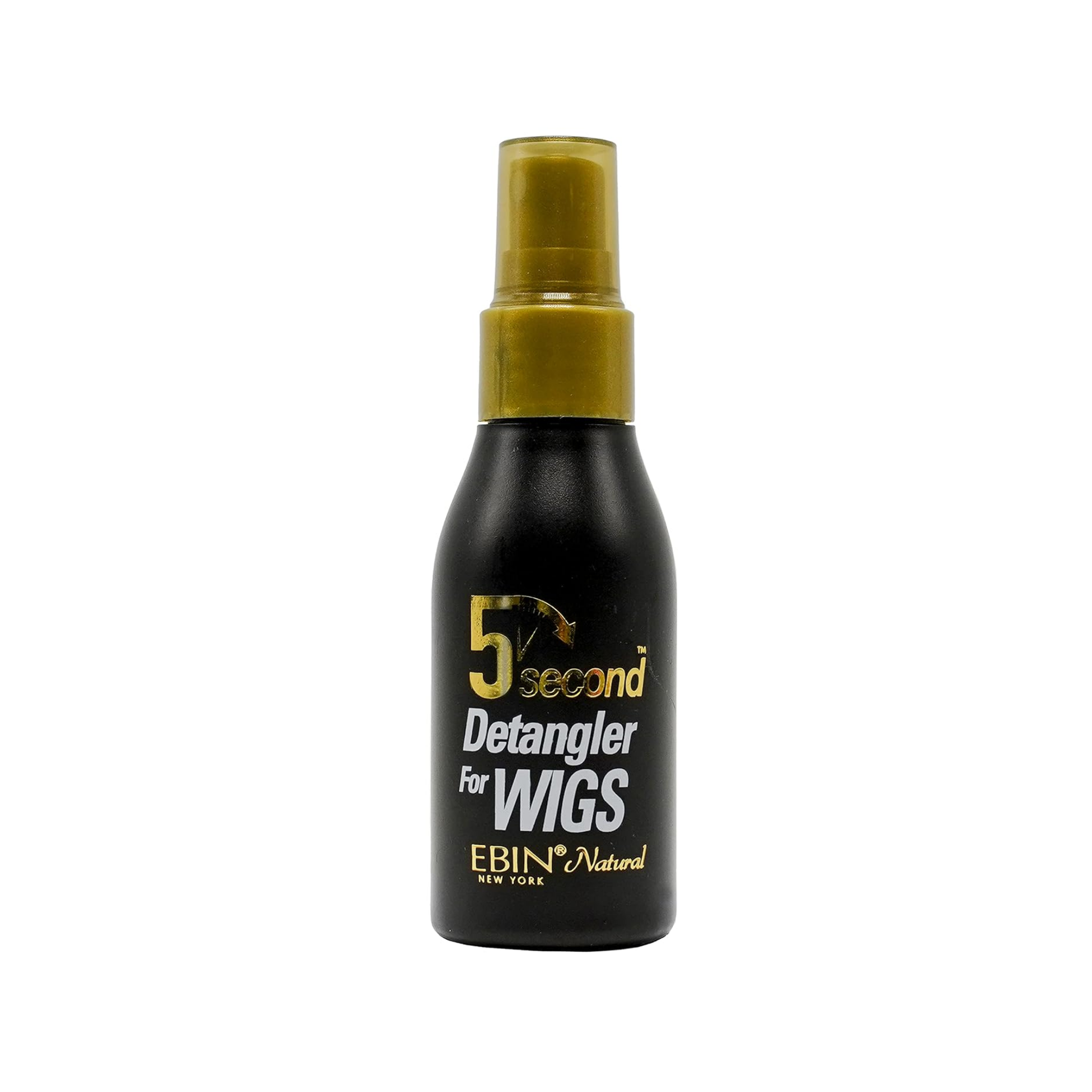 Wig detangler spray with argan and castor oil, fast-acting formula for synthetic and human wigs