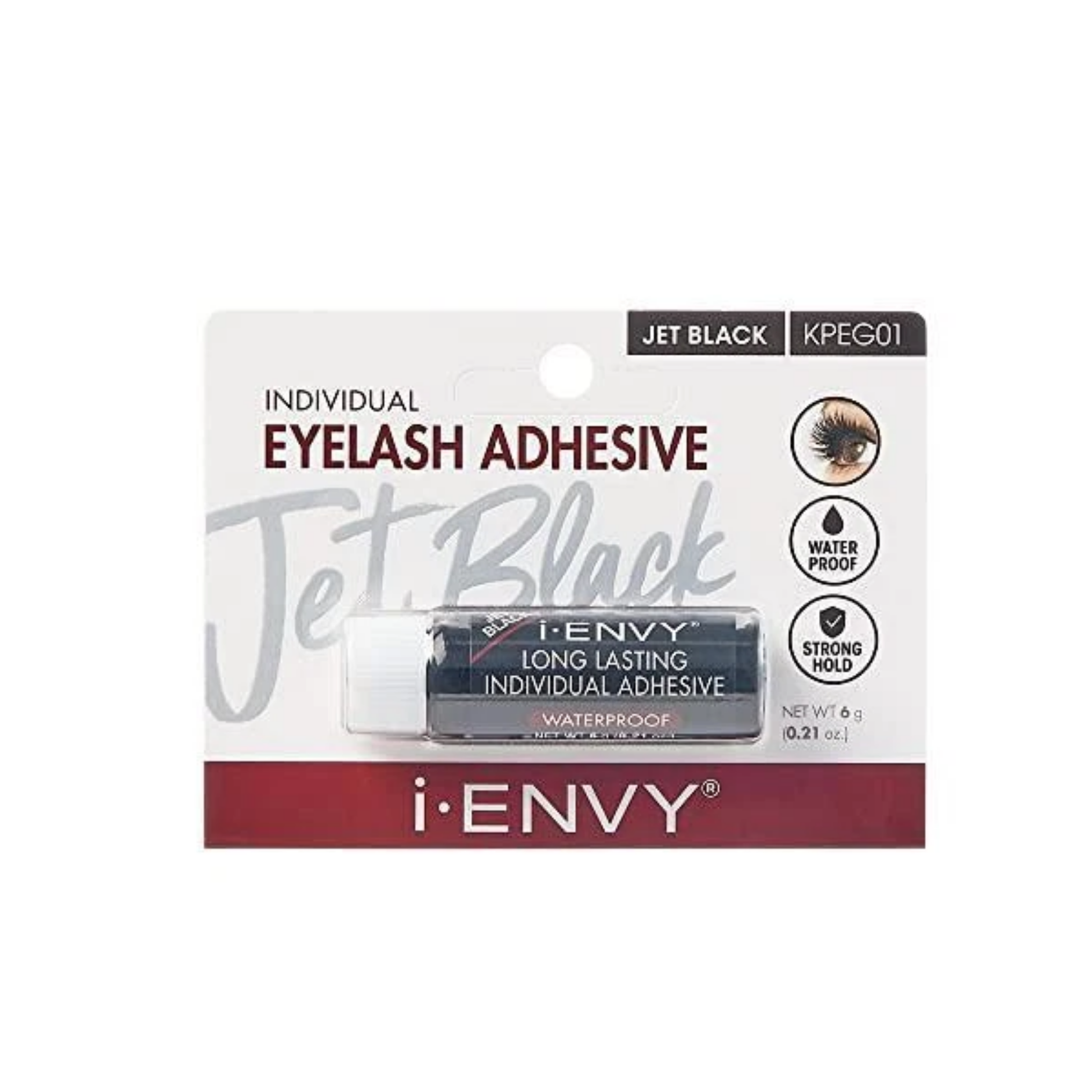 i-ENVY Jet Black Individual Eyelash Adhesive waterproof strong hold lash glue